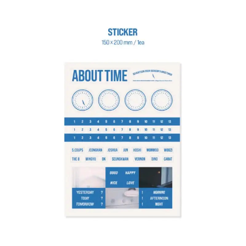 SEVENTEEN - 2024 Season's Greetings Set - Coppan Global / Pledis Entertainment - Merchandise - Harumio