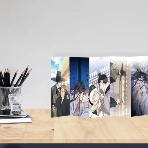 Fever - Folding Screen Postcard Set - BeOn - Home & Living, Accessories - Harumio
