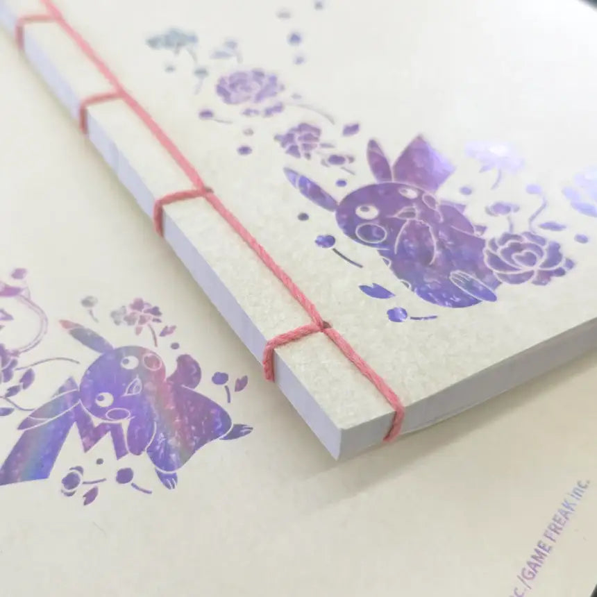 Pokémon - Pokémon “Hanbok Edition” Traditional Notebook (Flower) - Pokémon - Home & Living, Accessories - Harumio