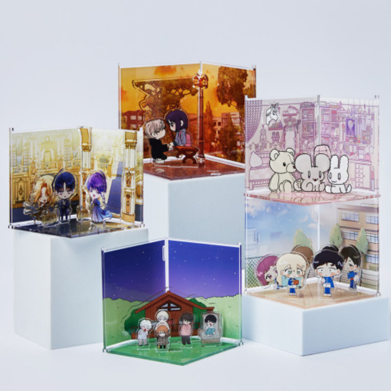 Webtoon Friends - Acrylic Room Diorama