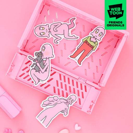 Ssabcho's Hardships - Sticker Pack - Webtoon Friends - Sticker - Harumio