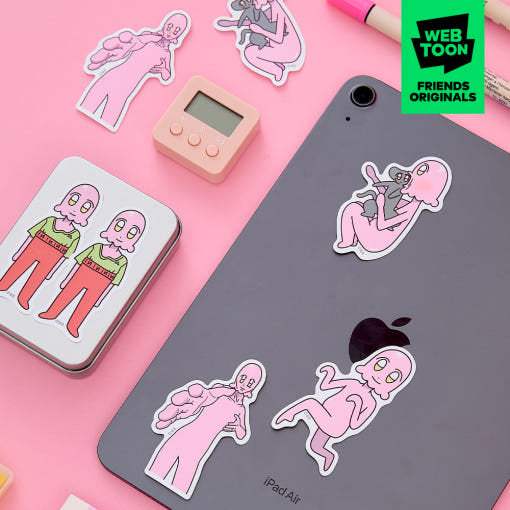 Ssabcho's Hardships - Sticker Pack - Webtoon Friends - Sticker - Harumio