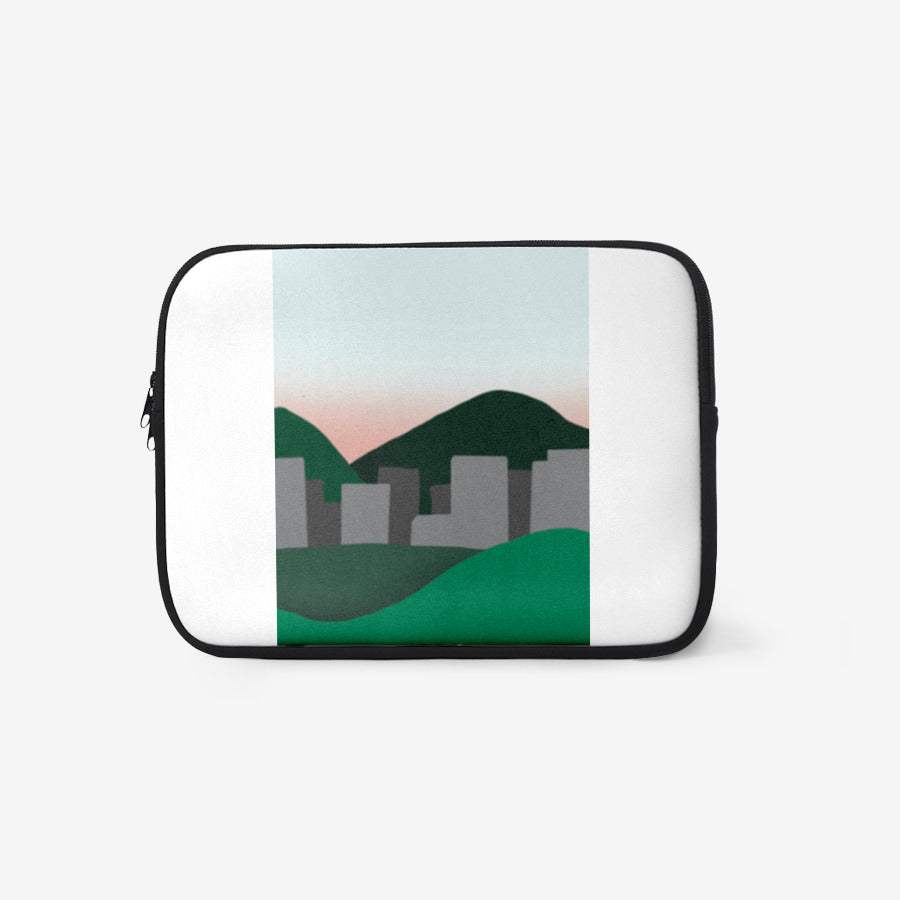 Eun Dam Bi - Morning City 13" Laptop Case - Marpple Shop - laptop case - Harumio
