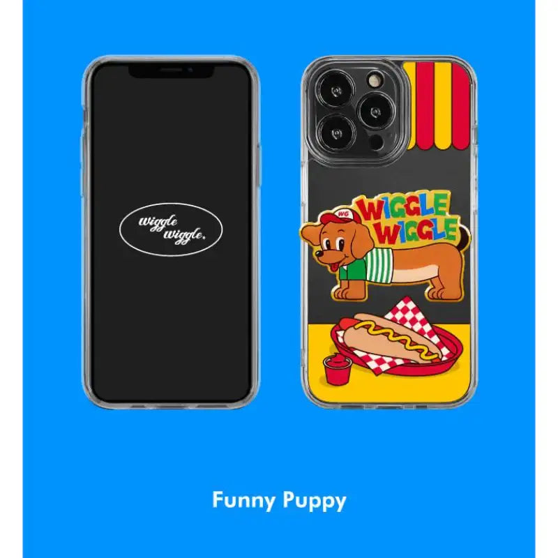 Wiggle Wiggle - Samsung Series Transparent Case & Big Griptok Set 4 - Wiggle Wiggle - Phone Case - Harumio
