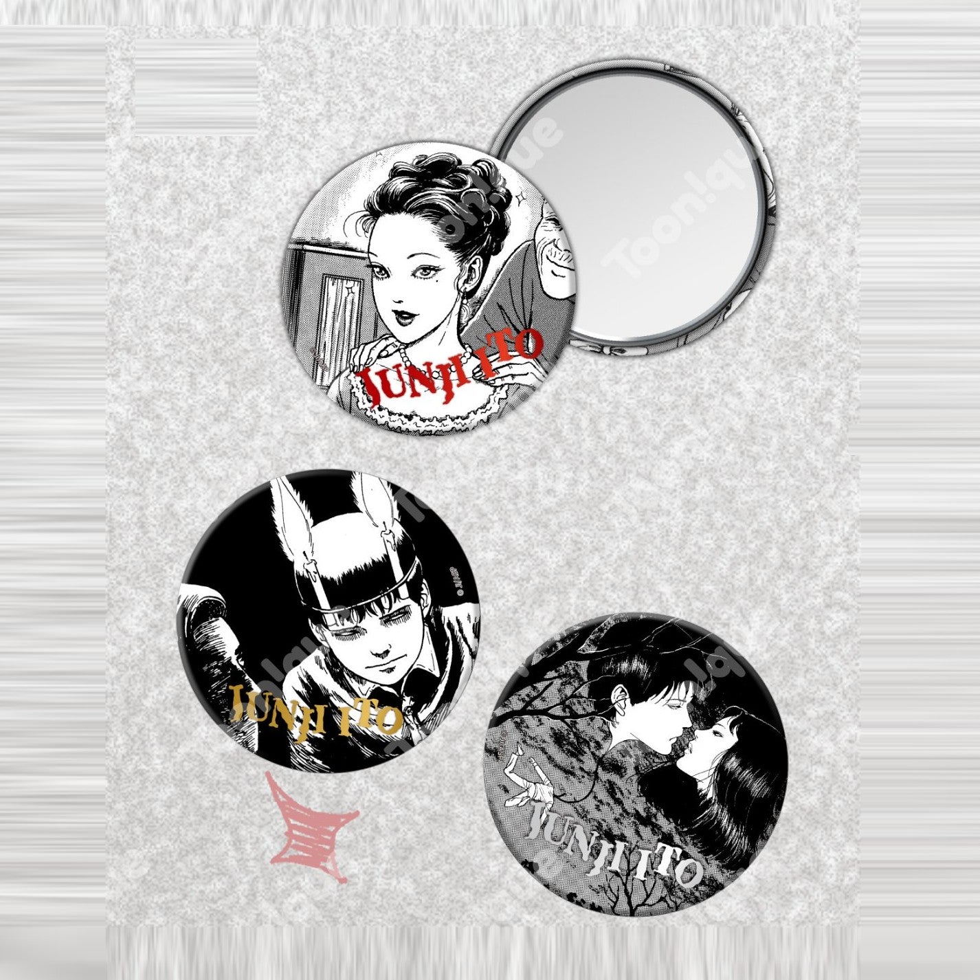 Junji Ito x Toonique - Hand Mirror - Toonique - Hand Mirror - Harumio