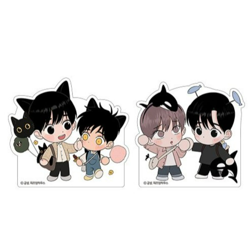 The Tale of Goldiluck, the Black Kitten, Killer Whale Protocol x LIMITION - Acrylic Block