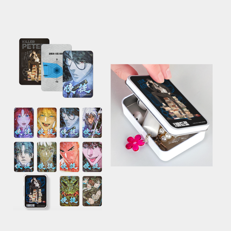 Webtoon Friends Originals - Photocard & Tin Case Set Ver. 2