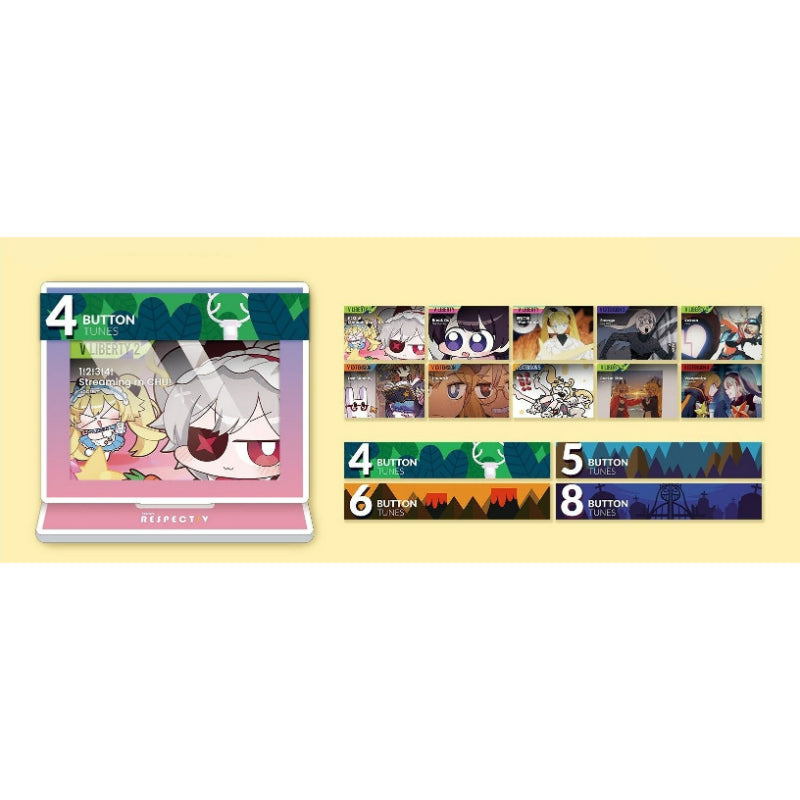 DJMAX RESPECT V X ANIPLUS - Acrylic Card Holder Stand Set