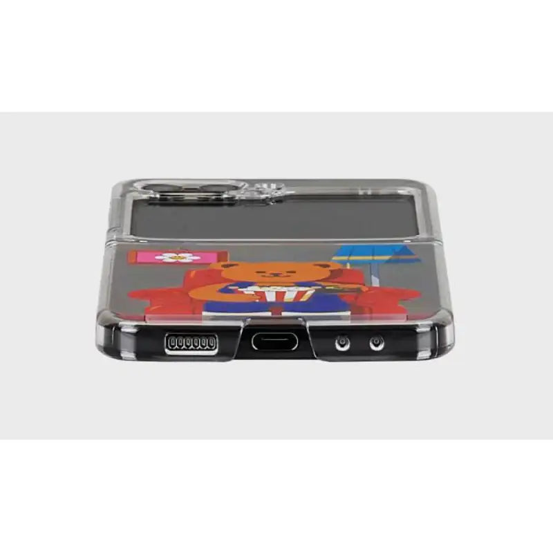 Wiggle Wiggle - Galaxy Z Flip 5 Transparent Case - Wiggle Wiggle - Phone Case - Harumio