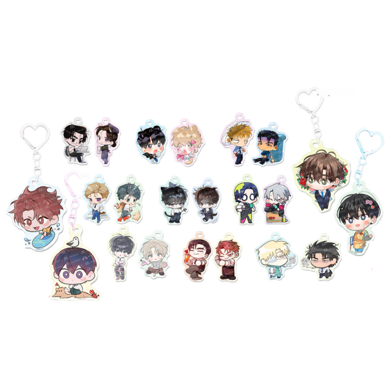 Mr. Blue Pop-Up - SD Acrylic Keyring