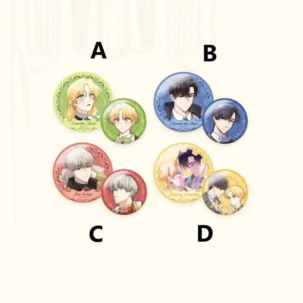 Finding Camellia Pop-Up Store - Can Badge Set - Soone Content - Can Badge - Harumio