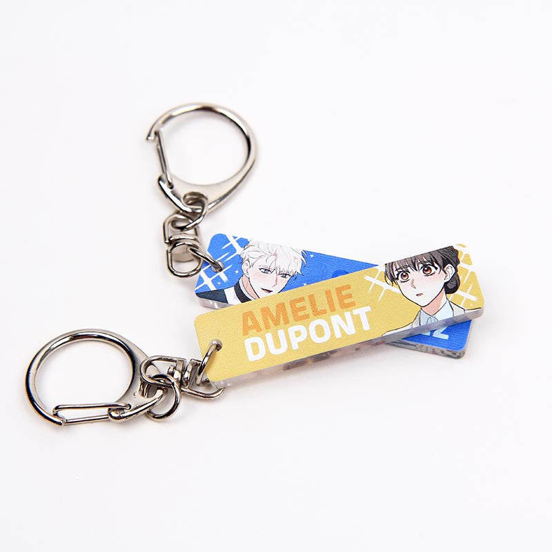 Can't Go Too Far With the Unrelenting Duke - Double-Sided Square Acrylic Keyring