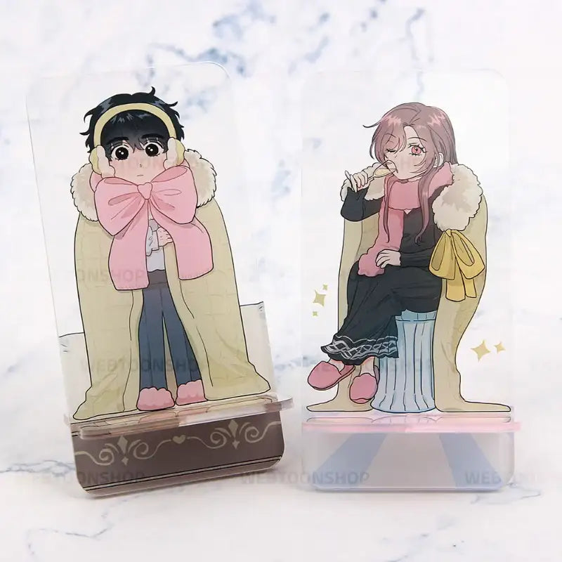 The Northern Duke Needs a Warm Hug - Acrylic Phone Holder - Webtoon Shop - Phone Stand - Harumio