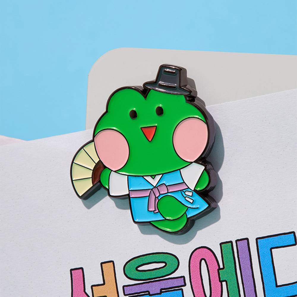 Line Friends - Minini Lenini Seoul Edition Metal Magnet - Line Friends - Magnet - Harumio