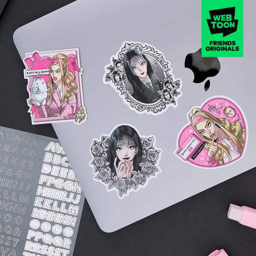 The Ki Sisters - Sticker Pack - Webtoon Friends - Sticker - Harumio