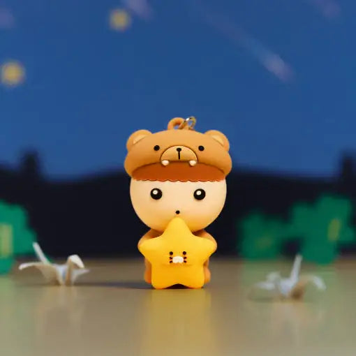 Maru Is a Puppy x Kakao Friends - Maru LED Figure Keyring - Webtoon Friends - Figure Keyring - Harumio