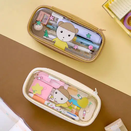 Maru Is a Puppy - Maru Gangjwi Clear PVC Pouch - Webtoon Friends - Pouch - Harumio