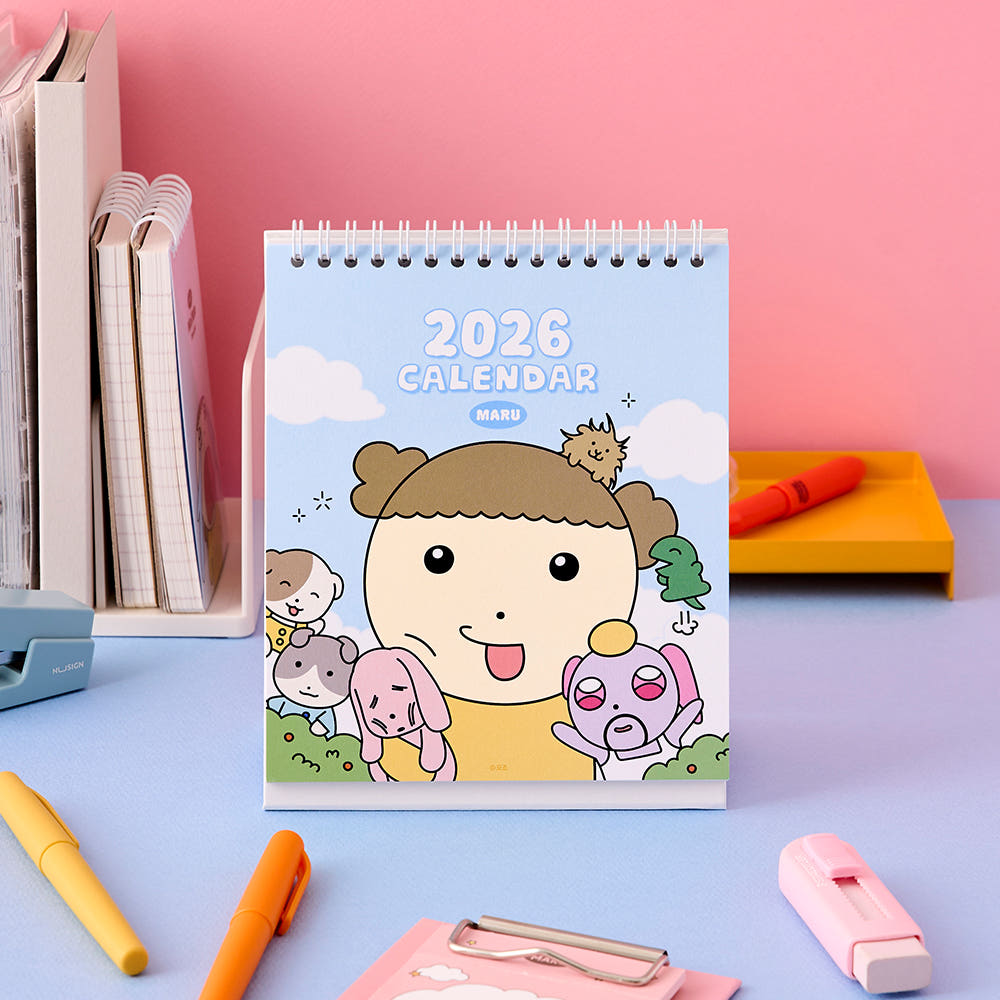 Maru is a Puppy - 2026 Mini Desk Calendar
