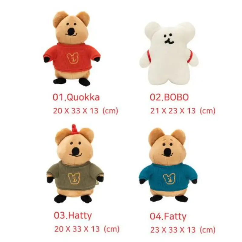 Dinotaeng - Quokka in School Plush Doll - Dinotaeng - Plush Dolls - Harumio
