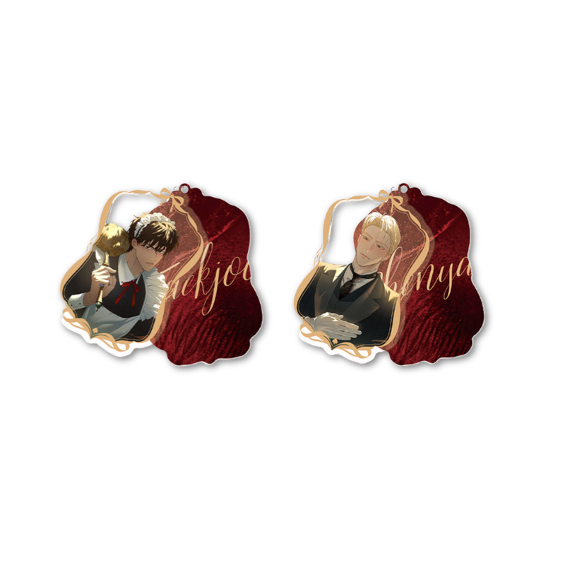 Codename Anastasia - Crimson Curtain Whisper Series – Acrylic Keychain Set