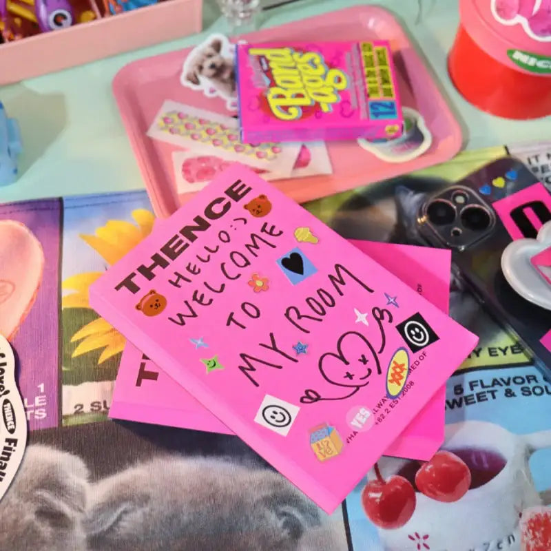 THENCE - Memo Pad Neon Pink - THENCE - Accessories, Stationery - Harumio