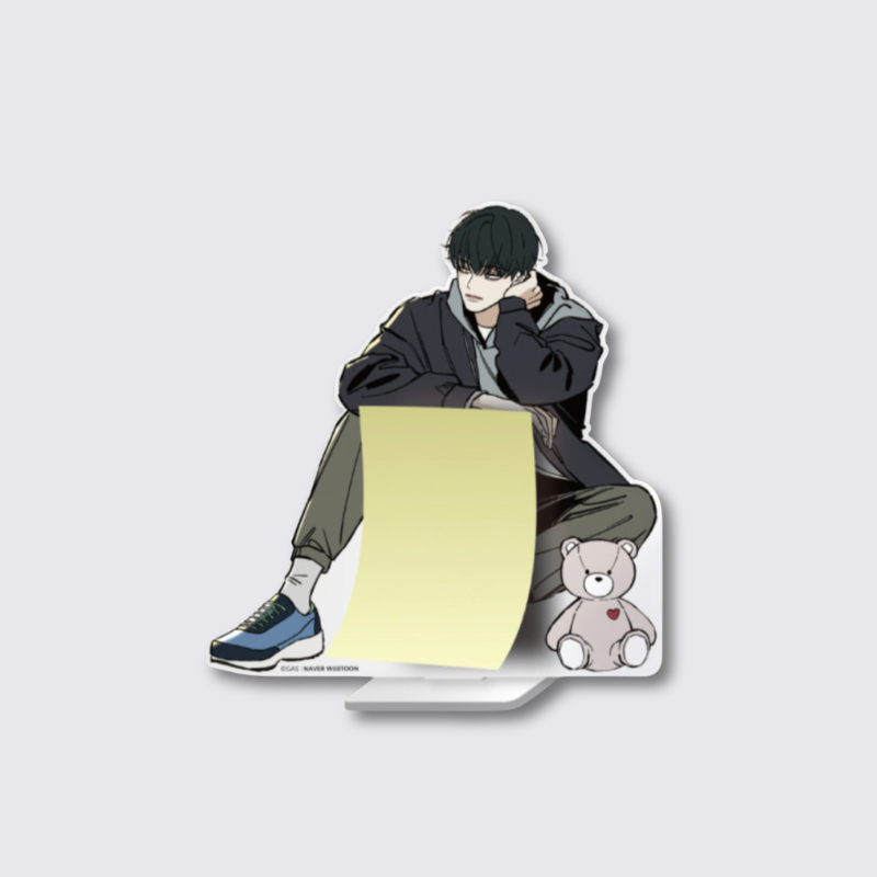 Tears on a Withered Flower - Memo Pad Acrylic Stand