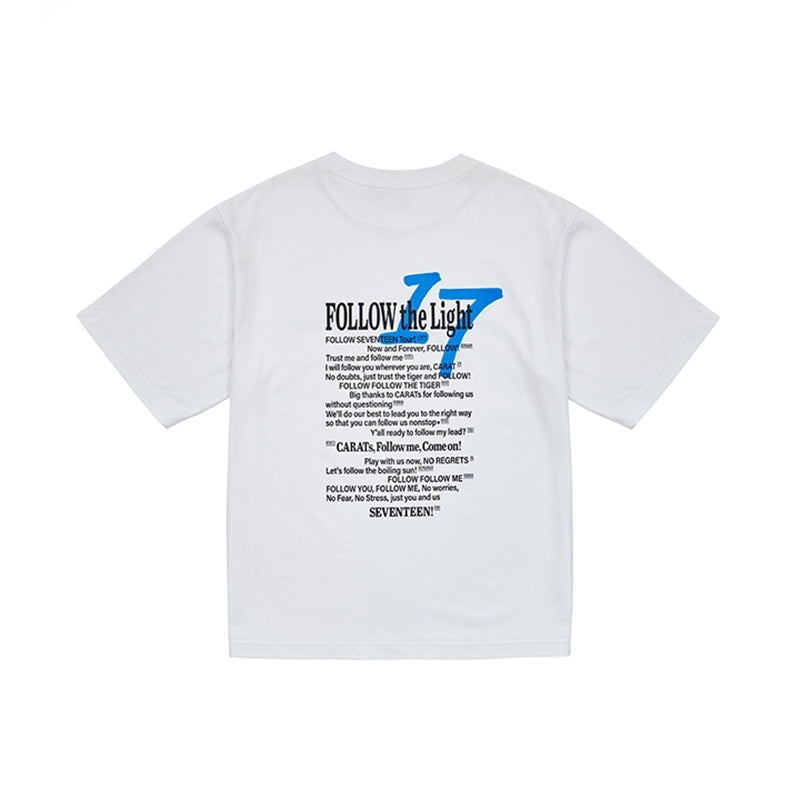 SEVENTEEN [FOLLOW AGAIN to Japan] S/S T-Shirt (White