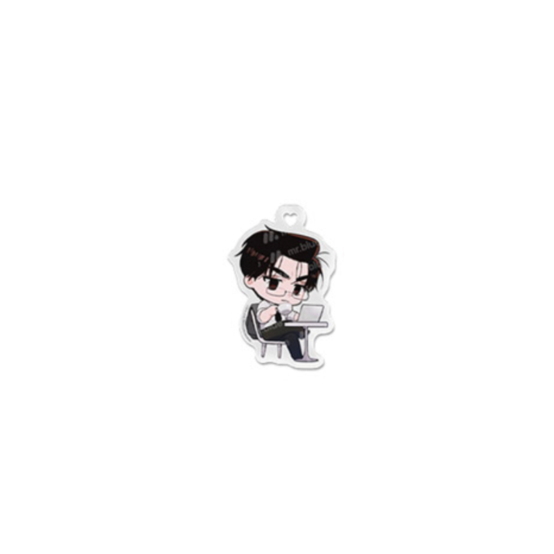 Mr. Blue Pop-Up - SD Acrylic Keyring