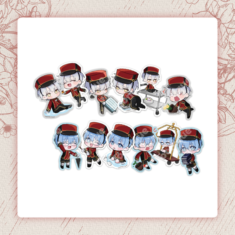 Psycode Oversleep & Yeon-i x Toonique - Removable Sticker Set