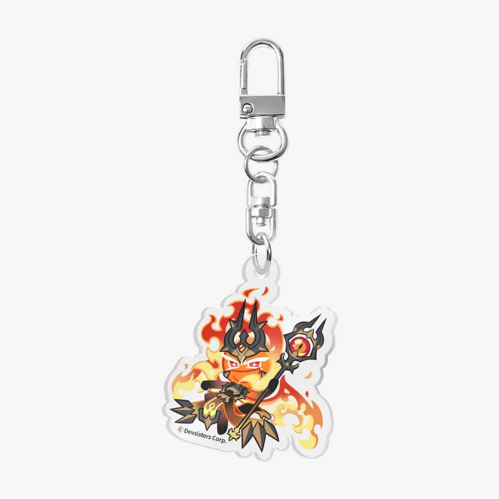 Cookie Run : Kingdom - Flame Spirit Cookie (Skin) Acrylic Keyring - Marpple Shop - Keyring - Harumio
