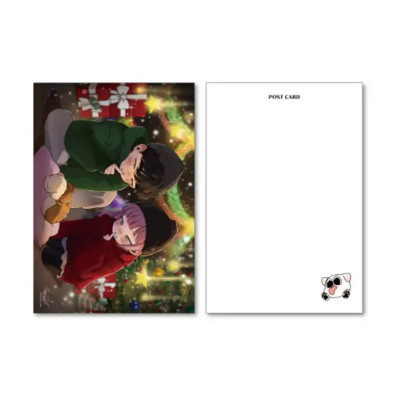 Lang Lang Couple - Winter Postcard - ARTRANK - Postcards - Harumio