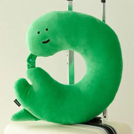 Joguman - Brachio Runaway Neck Cushion - Line Friends - Neck Cushion - Harumio