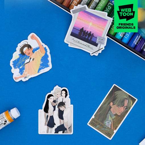 The Students of Illip Arts High - Big Sticker Pack - Webtoon Friends - Sticker - Harumio