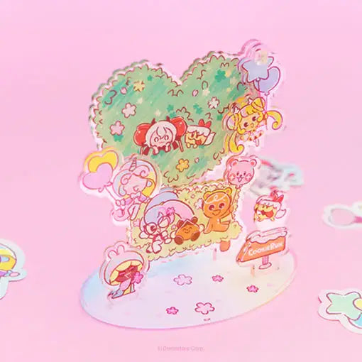 Cookie Run Store - Spring Fantasy Acrylic Diorama - Cookie Run - Acrylic Diorama - Harumio