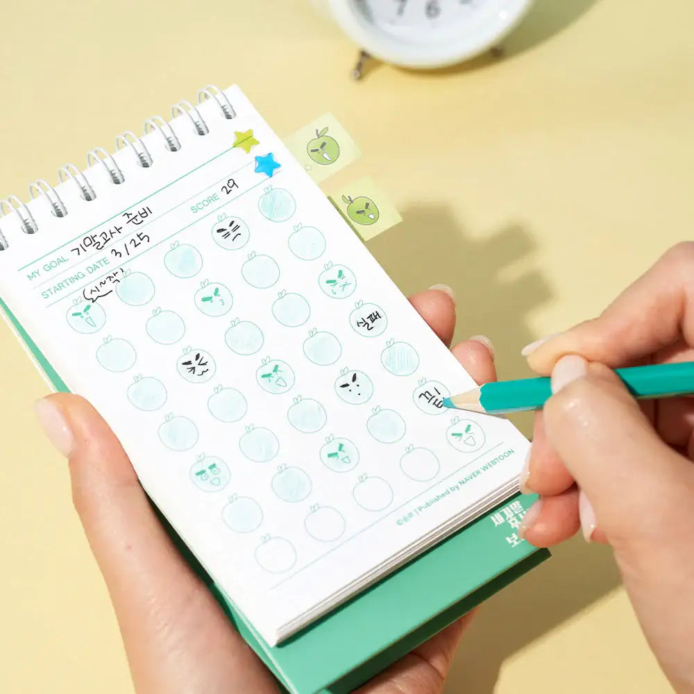 After School Lessons For Unripe Apples - Desk Notebook - Webtoon Friends - Notebooks & Notepads - Harumio