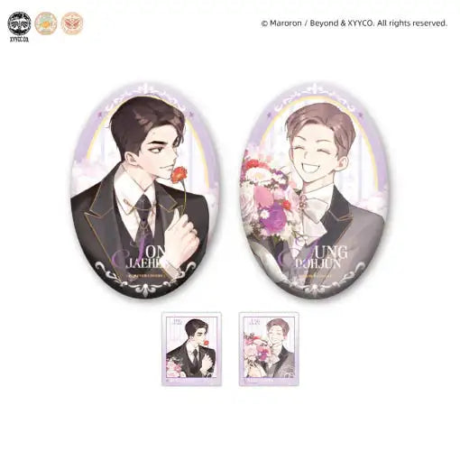 4 Week Lovers - Can Badge Set - GOODSBEE - Can Badge - Harumio