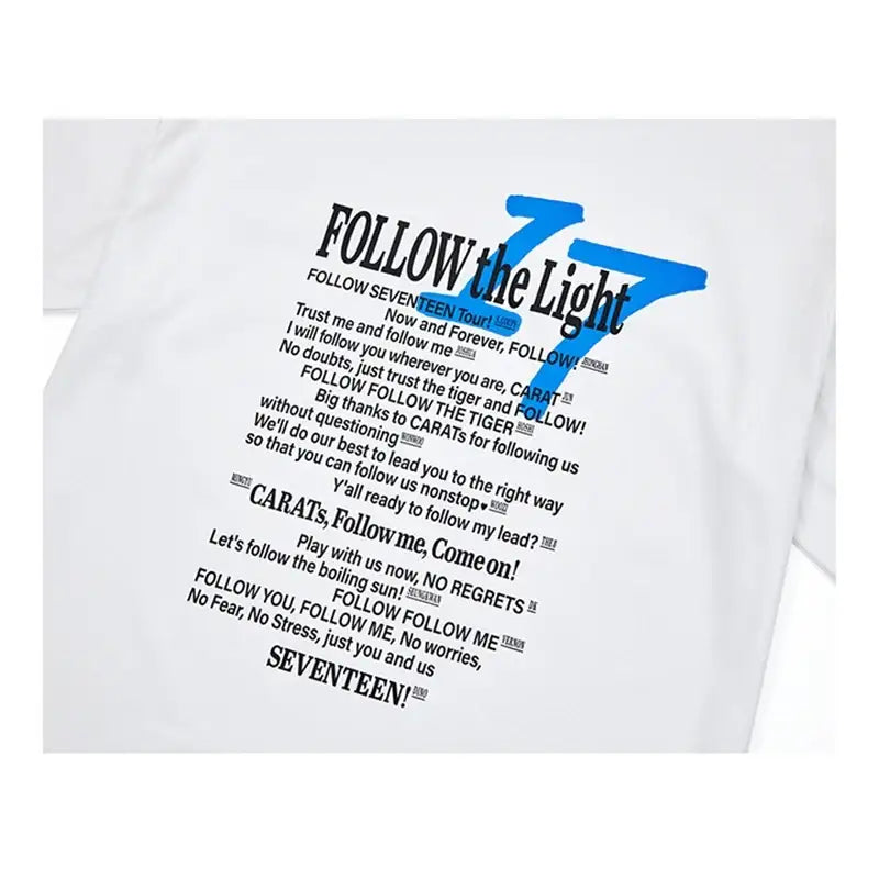 SEVENTEEN - Follow - S/S T-Shirt - SEVENTEEN - T-Shirts - Harumio