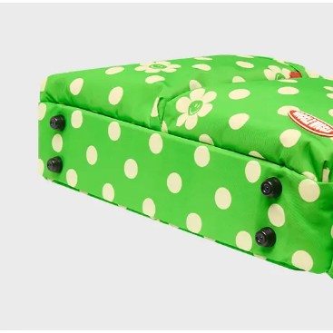 Wiggle Wiggle - Polka Dot Smile Green Multi Laptop Bag