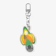 Instantrice Butler - Parrot Sunflower Acrylic Keyring - Marpple Shop - Keyring - Harumio