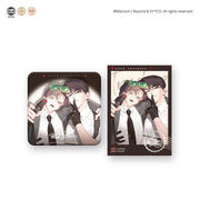 4 Week Lovers - Square Can Badge (Love Tracking ver.)