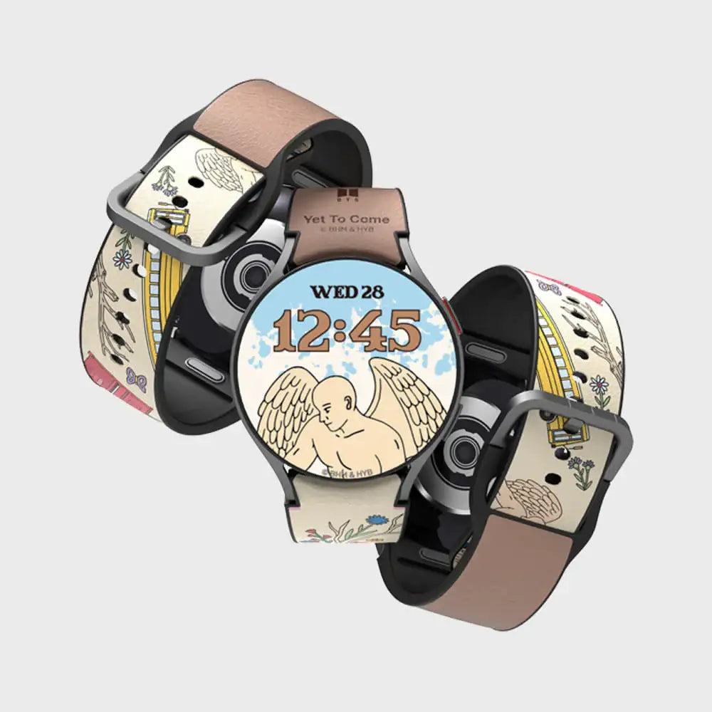 SLBS - BTS Yet To Come Music Theme Hybrid Watch Strap (Galaxy Watch6) - SLBS - Home & Living, Accessories - Harumio