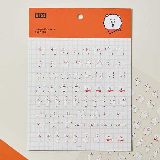 BT21 - Souvenir Korean Stickers - Line Friends - Sticker - Harumio