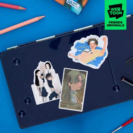 The Students of Illip Arts High - Big Sticker Pack - Webtoon Friends - Sticker - Harumio