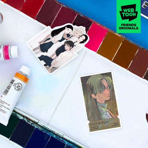 The Students of Illip Arts High - Big Sticker Pack - Webtoon Friends - Sticker - Harumio