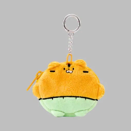 Coco the Timid Tiger - Mini Pouch Keyring - Webtoon Friends - pouch keyring - Harumio