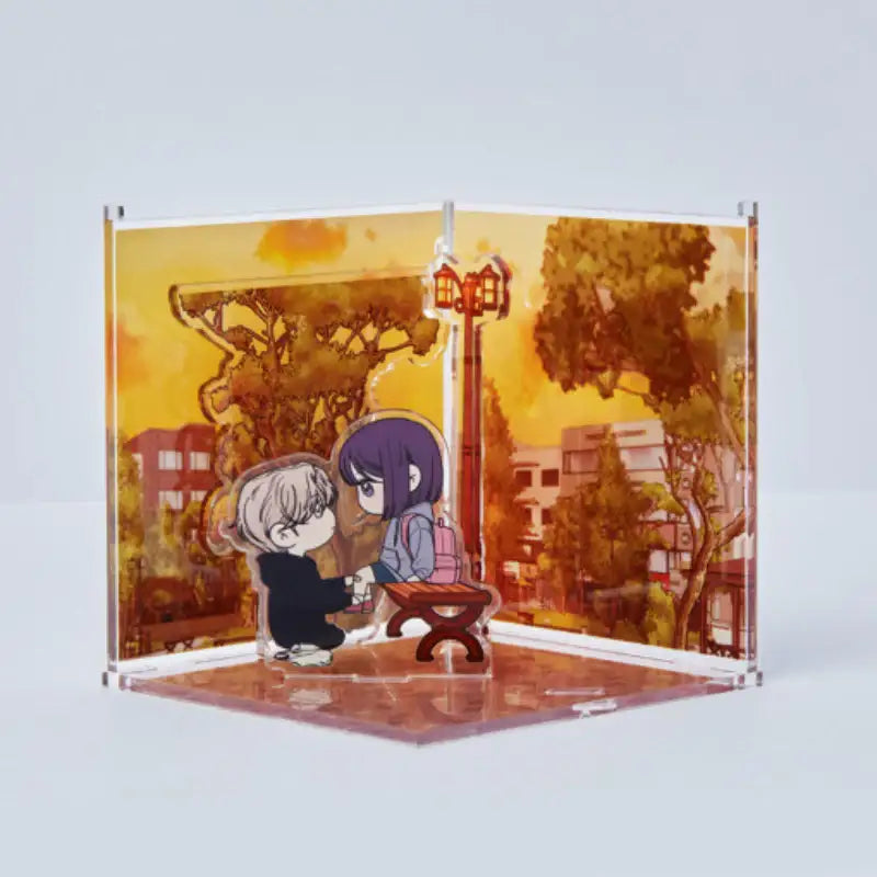 Webtoon Friends - Acrylic Room Diorama - Webtoon Friends - Acrylic Stand - Harumio