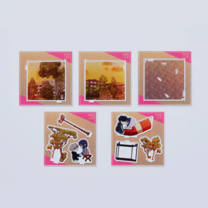 Operation: True Love - Acrylic Room Diorama - Webtoon Friends - Acrylic Stand - Harumio