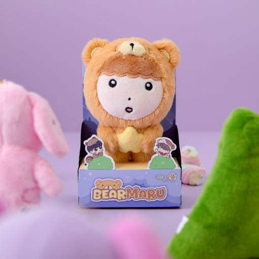 Maru Is a Puppy - Bear Maru Doll Keyring - Webtoon Friends - Keyring - Harumio