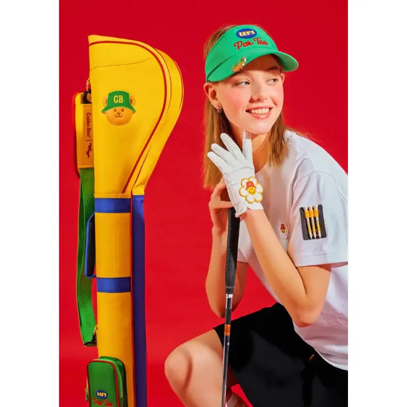 Wiggle Wiggle X Golden Bear - Leather Golf Glove - Wiggle Wiggle - Golf Accessories - Harumio