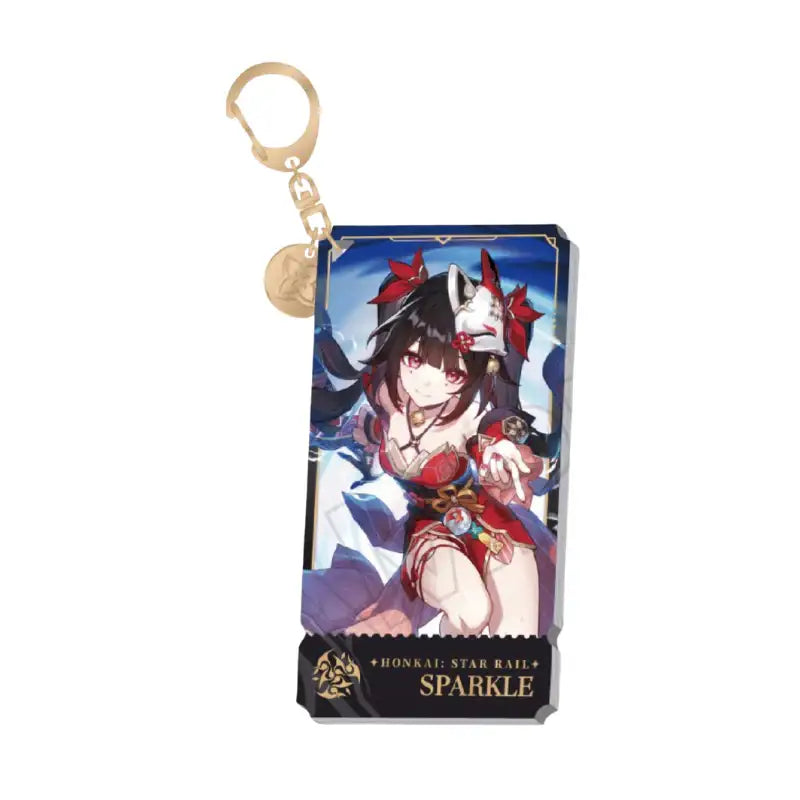 Genshin Impact PC Lounge (Honkai: Starrail) - Acrylic Keyring - Harumio - - Harumio